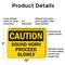 Signmission Sound Horn Proceed Slowly Caution Sign, Plastic, 10in W x 7in L, 2PK OS-2PACK-CS-P-710-L-19233 - alternate 5
